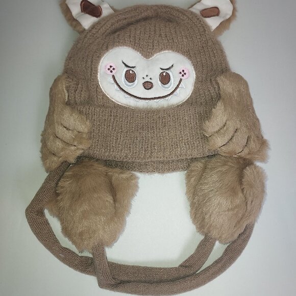 Other - Brown Labubu hat that waves.